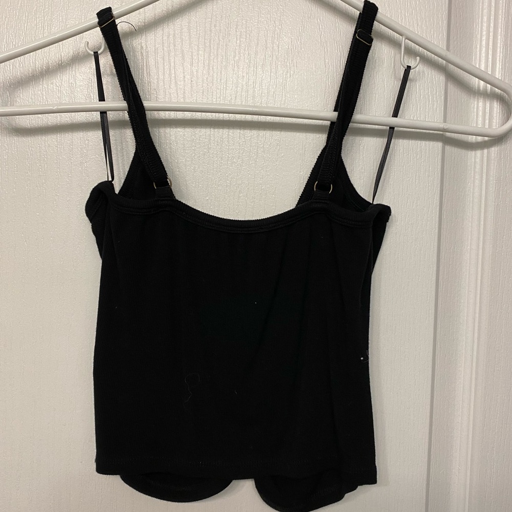 Windsor Ruched Front Crop Top Tank Top Size S - Picture 4 of 4